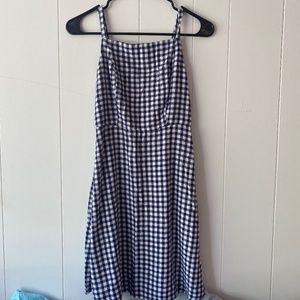 Old Navy blue plaid dress